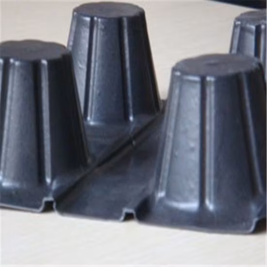 Pannello di drenaggio in HDPE con fossetta per inverdimento del tetto da 8 mm per la costruzione di edifici