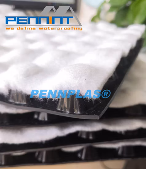 Il pannello di drenaggio con fossette in HDPE di alta qualità più venduto per materiali da costruzione per lavori di sterro