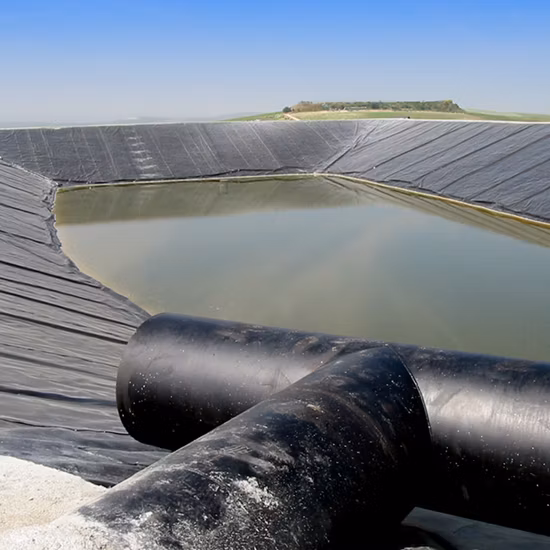 Geomembrana per rivestimenti per biodigestori di discariche di dighe in PVC HDPE da 1 mm