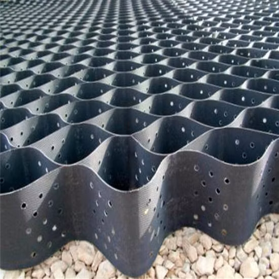 Geocell in plastica HDPE testurizzata e perforata Prezzo produttore Griglia di ghiaia Stabilizzatore di ghiaia Geocell