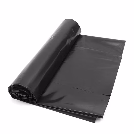 0,5 mm 0,75 mm 1,0 mm 1,5 mm 2,0 mm Bianco Nero Verde Blu Geomembrana impermeabile HDPE strutturata liscia per il rivestimento della diga in Kenya Fodera per stagno di gamberetti per allevamento ittico