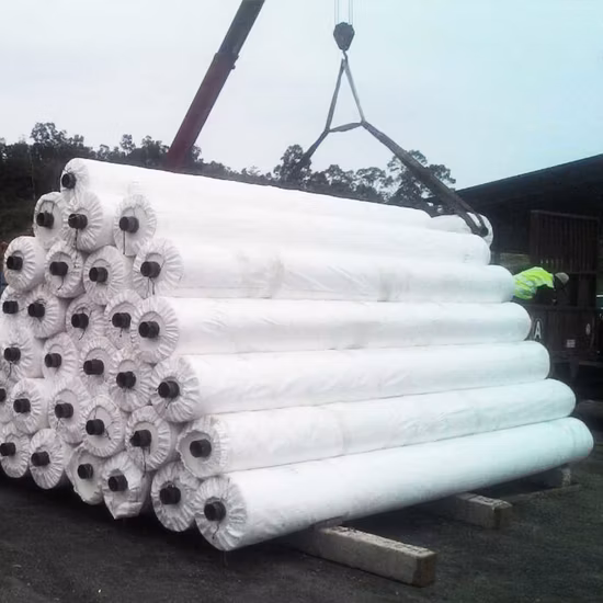 Fodera bianca per diga di filtrazione Coperta cinese Geotessile economico
