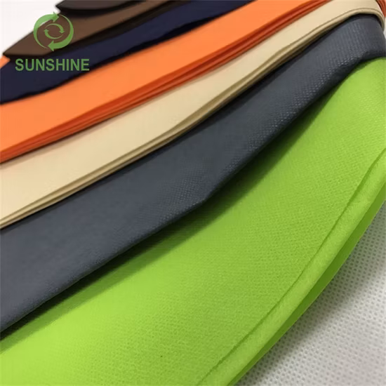 Materiale in tessuto non tessuto Spunbond in polipropilene al 100% per lenzuolo/non per mobili